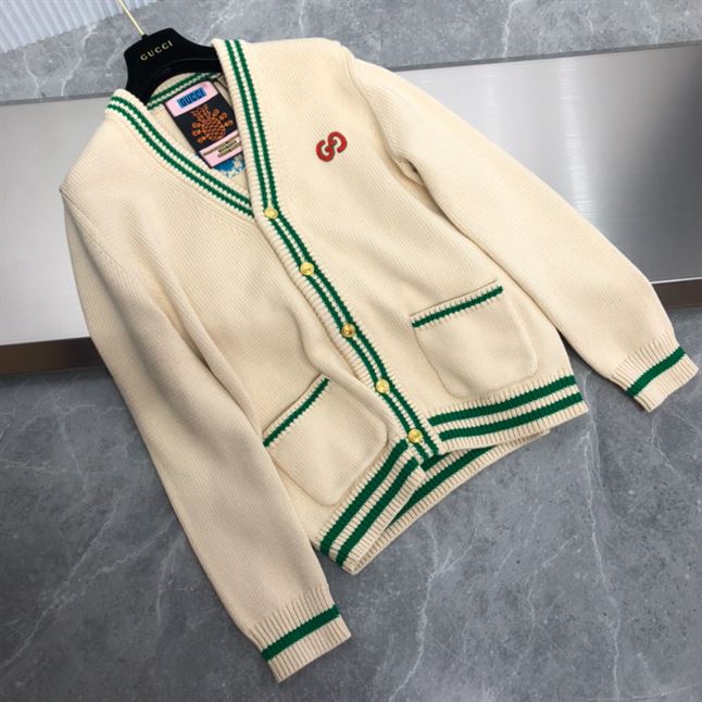 GUCCI PINEAPPLE COTTON CARDIGAN - GCK039