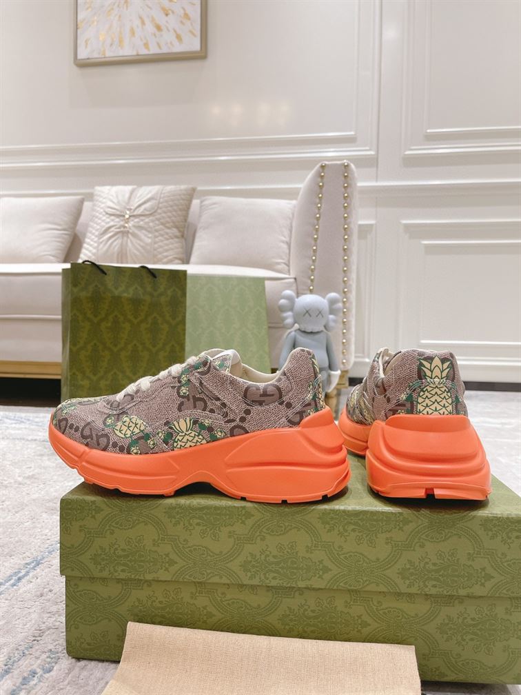 GUCCI PINEAPPLE MEN'S RHYTON SNEAKER - GCC107