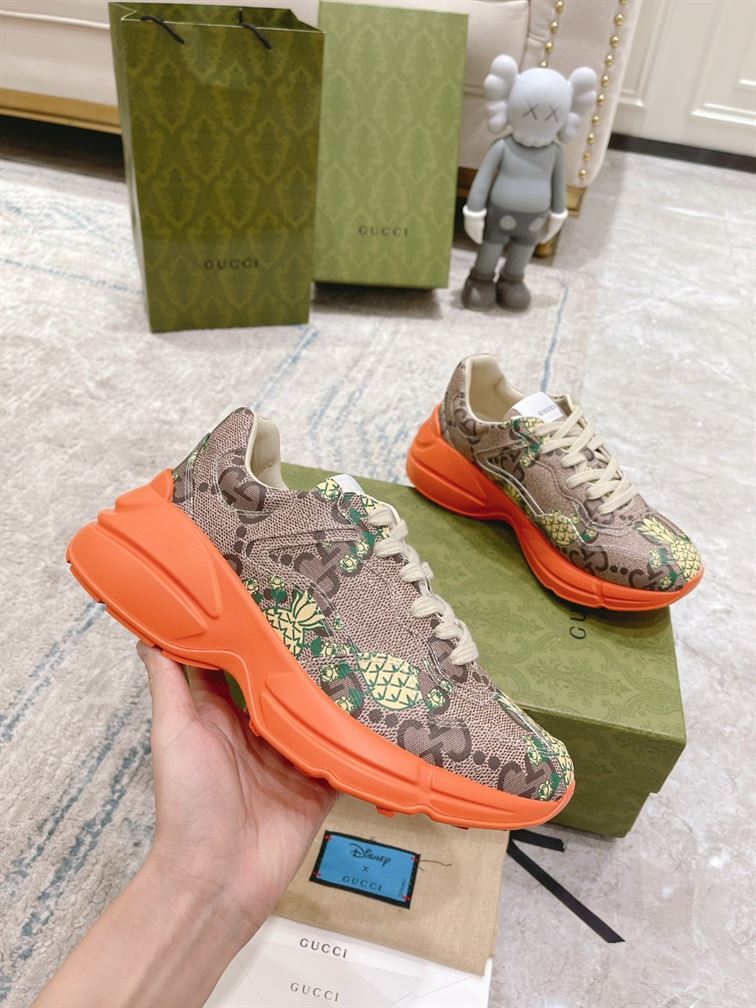 GUCCI PINEAPPLE MEN'S RHYTON SNEAKER - GCC107