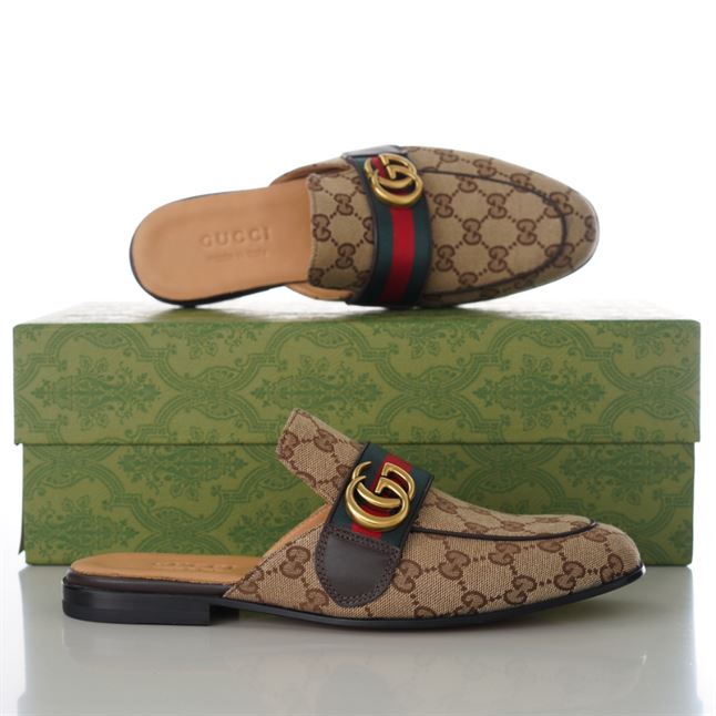 GUCCI PRINCETOWN GG SLIPPERS - GL038