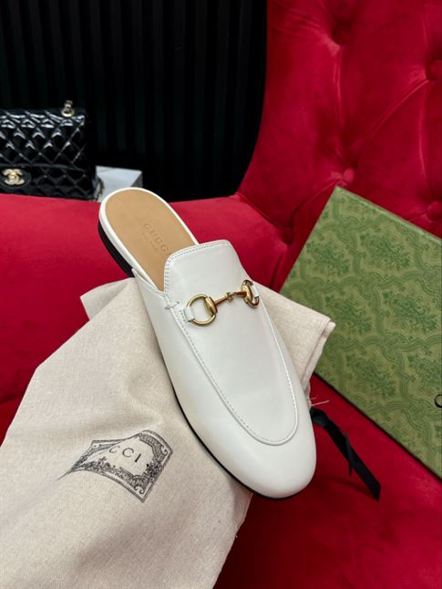 GUCCI PRINCETOWN LEATHER SLIPPER - GL022