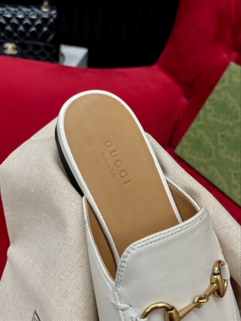 GUCCI PRINCETOWN LEATHER SLIPPER - GL022