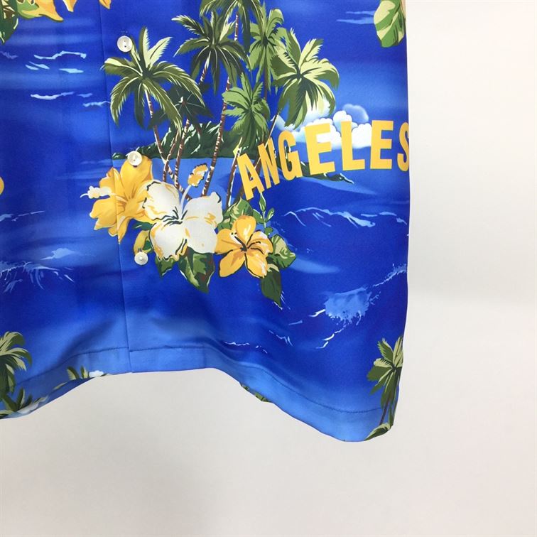 GUCCI PRINTED COTTON POPLIN BOWLING SHIRT - GGS022