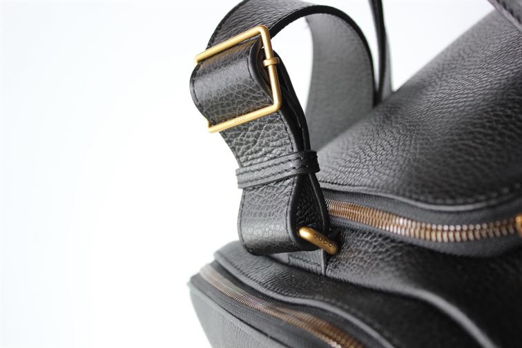 GUCCI RETRO LOGO PRINT LEATHER DUFFLE BAG - BG039