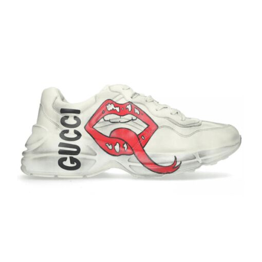 GUCCI RHYTON SNEAKER WITH MOUTH PRINT - GCC016