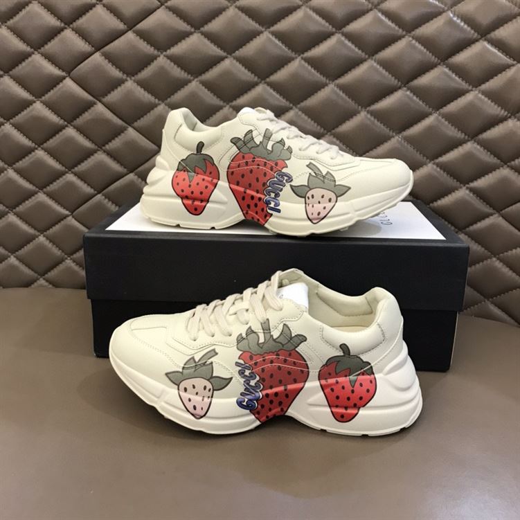 GUCCI RHYTON STRAWBERRY SNEAKERS - GCC018