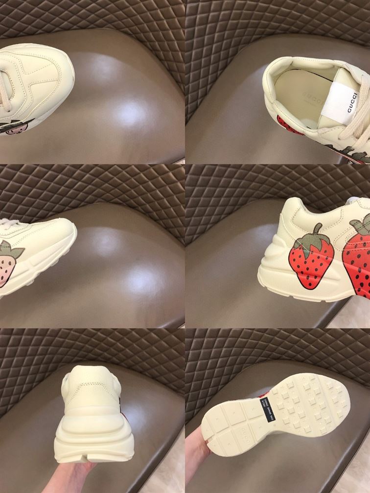 GUCCI RHYTON STRAWBERRY SNEAKERS - GCC018