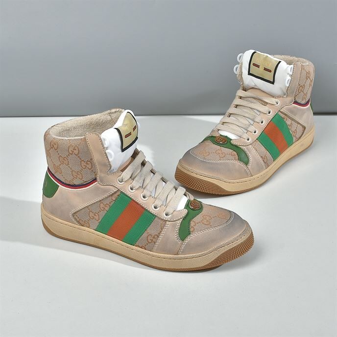GUCCI SCREENER GG HIGH TOP SNEAKERS - GCC061