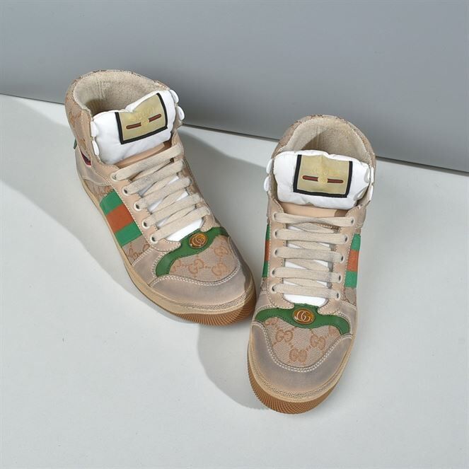 GUCCI SCREENER GG HIGH TOP SNEAKERS - GCC061