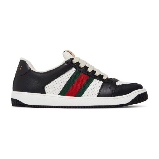 GUCCI WMNS SCREENER BLACK WHITE - GCC155