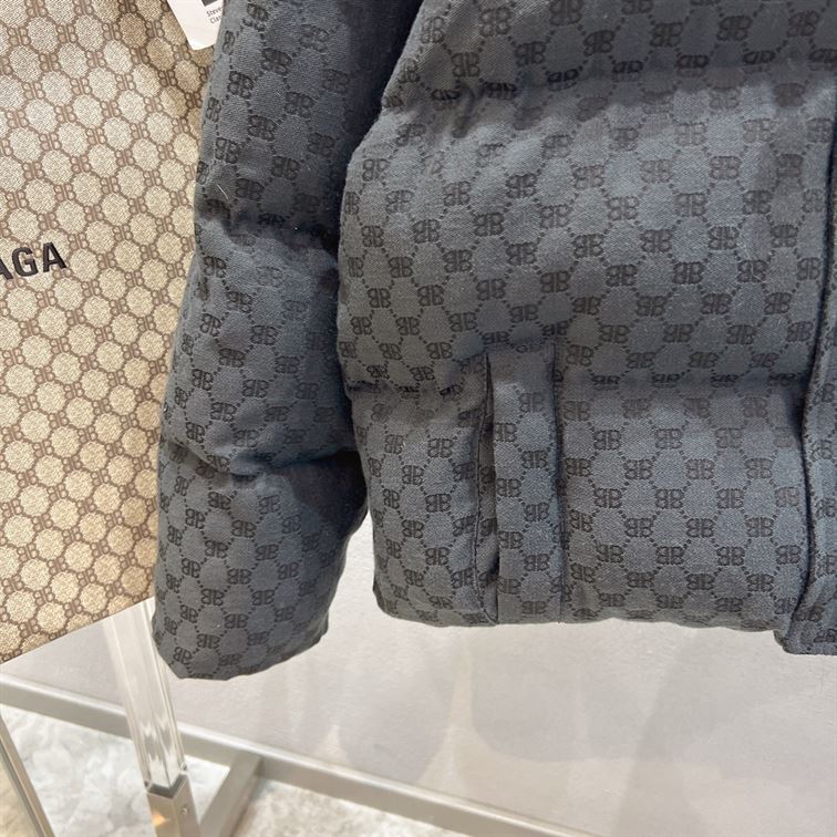 GUCCI X BALENCIAGA THE HACKER PROJECT HACKER BB PUFFER JACKET - GCJ019