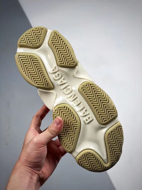 GUCCI X BALENCIAGA THE HACKER PROJECT TRIPLE S BEIGE GREEN YELLOW - GCC074