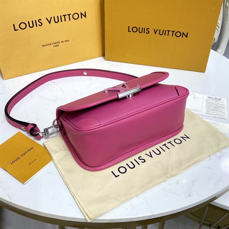 LOUIS VUITTON BUCI EPI LEATHER Pink