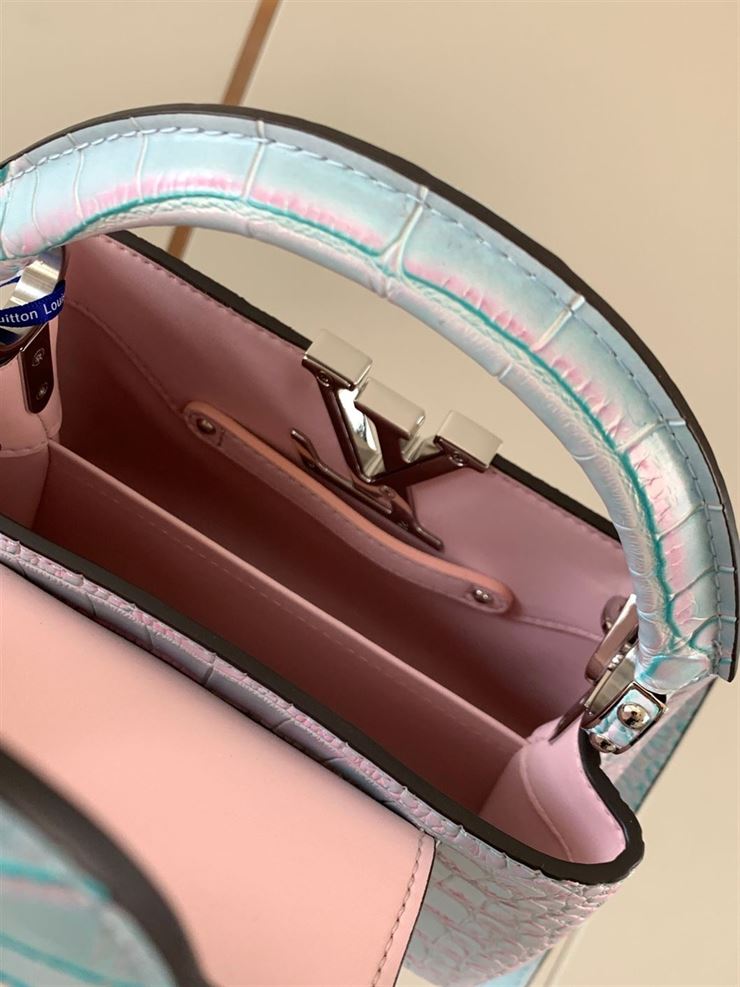 LOUIS VUITTON CAPUCINES MINI Light Blue