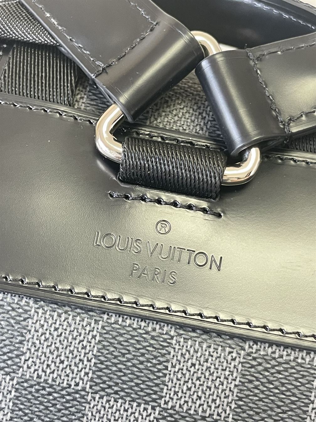 LOUIS VUITTON CHRISTOPHER BACKPACK DAMIER GRAPHITE CANVAS - LVB021