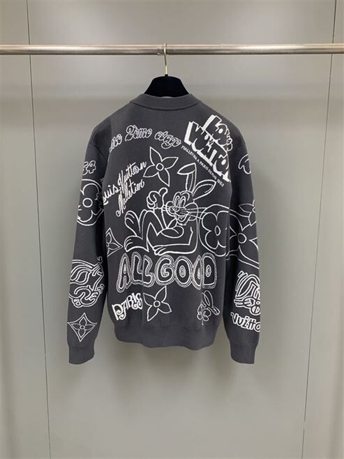 LOUIS VUITTON CREW NECK PULLOVERS MONOGRAM SWEATERS - LVH032