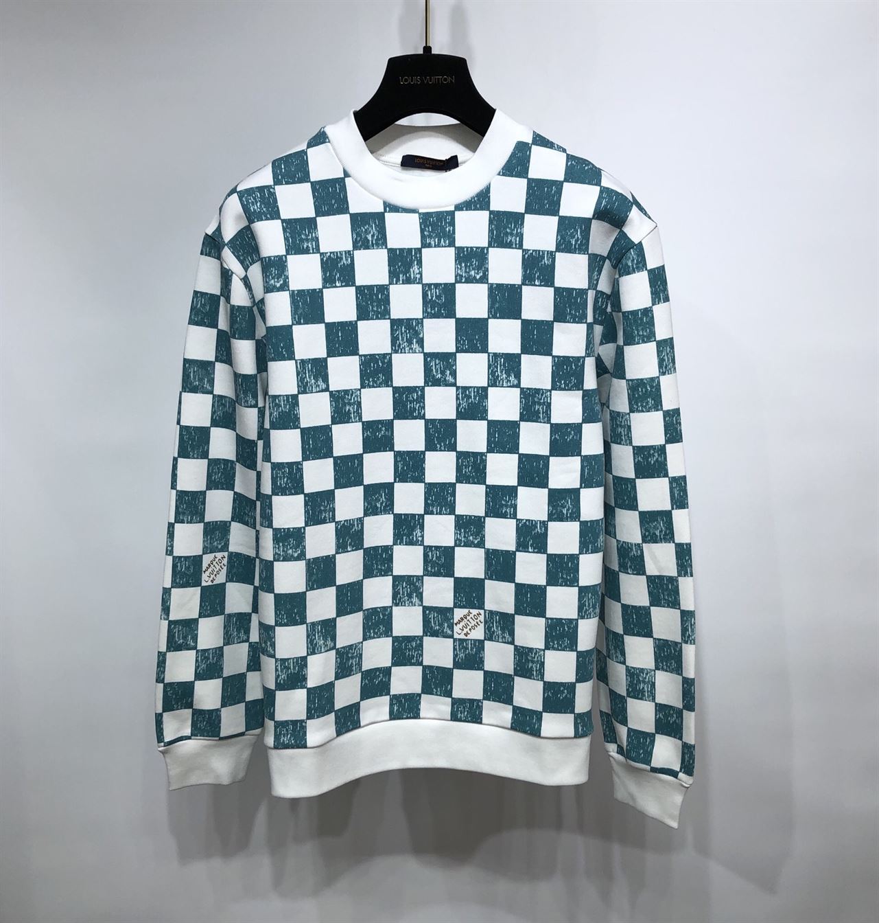 LOUIS VUITTON DAMIER PRINTED CREWNECK - LVH014