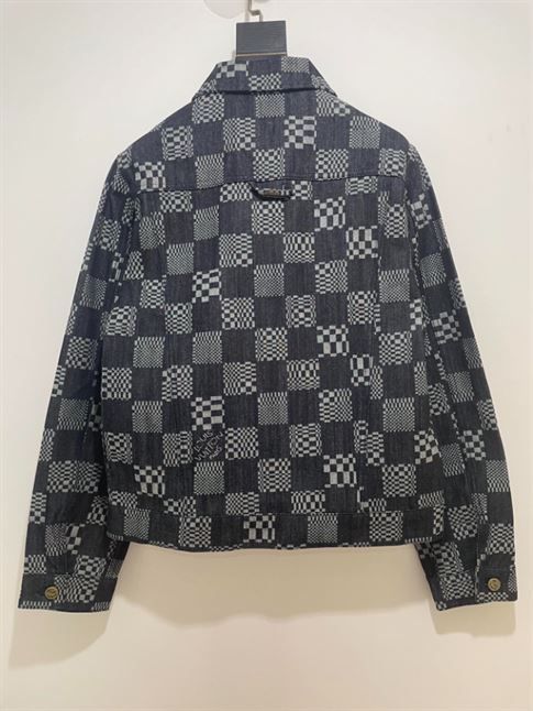 LOUIS VUITTON DISTORTED DAMIER DENIM JACKET - LVC039