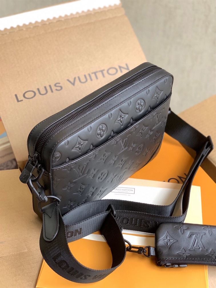 LOUIS VUITTON DOU MESSENGER BLACK - LVB040