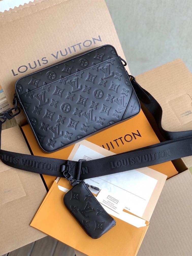 LOUIS VUITTON DOU MESSENGER BLACK - LVB040