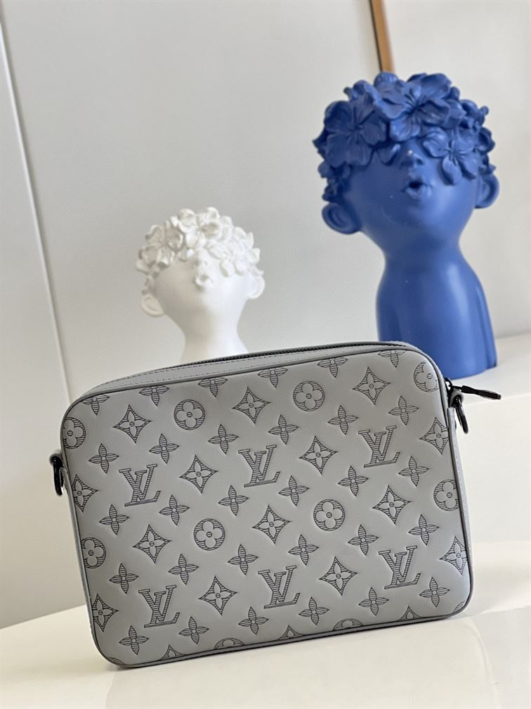 LOUIS VUITTON DUO MESSENGER BAG IN ANTHRACITE GREY - LVB002