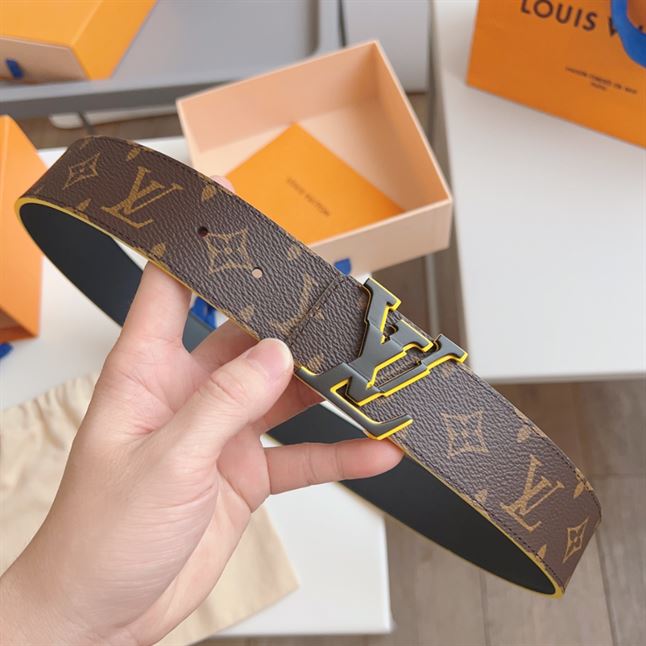 LOUIS VUITTON INITIALES 40MM REVERSIBLE MONOGRAM MACASSAR CANVAS - LBE061