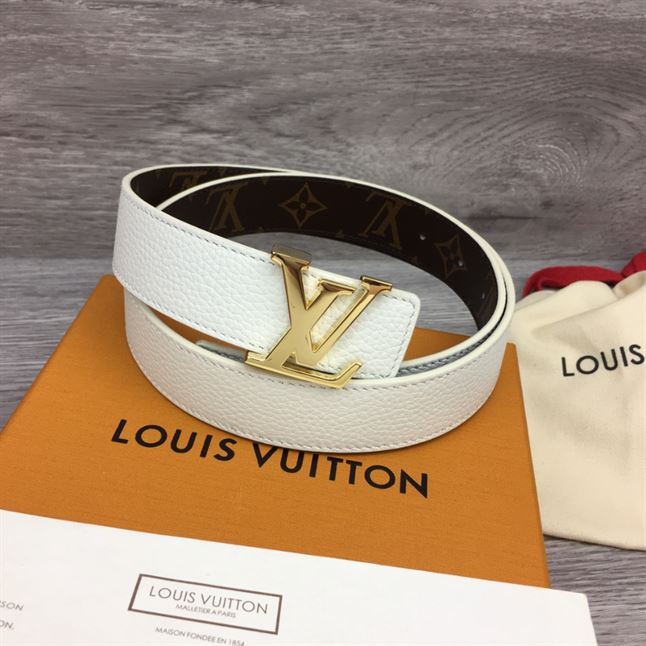 LOUIS VUITTON LV INITIALES 30MM REVERSIBLE BELT MONOGAM - LBE087