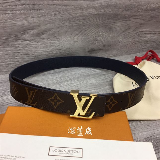 LOUIS VUITTON LV INITIALES 30MM REVERSIBLE BELT MONOGAM - LBE089