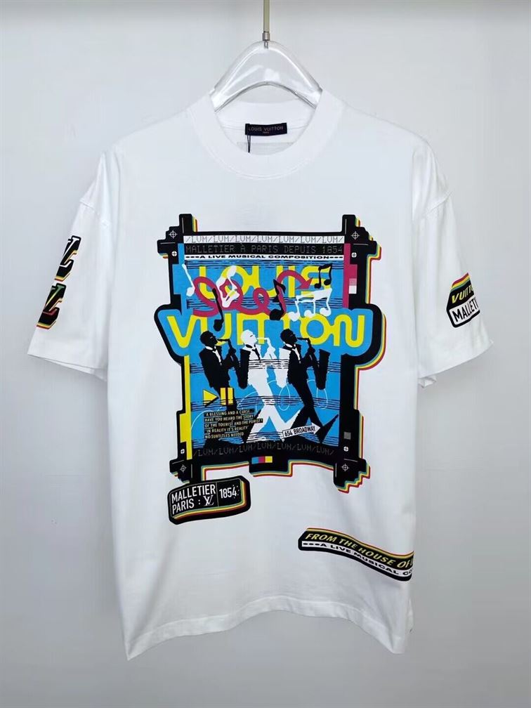 LOUIS VUITTON LV JAZZ FLYERS SHORT-SLEEVED T-SHIRT - LVTS068