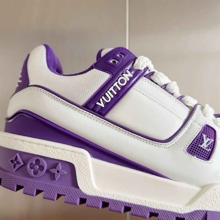 LOUIS VUITTON LV TRAINER MAXI SNEAKER VIOLET - LVS199