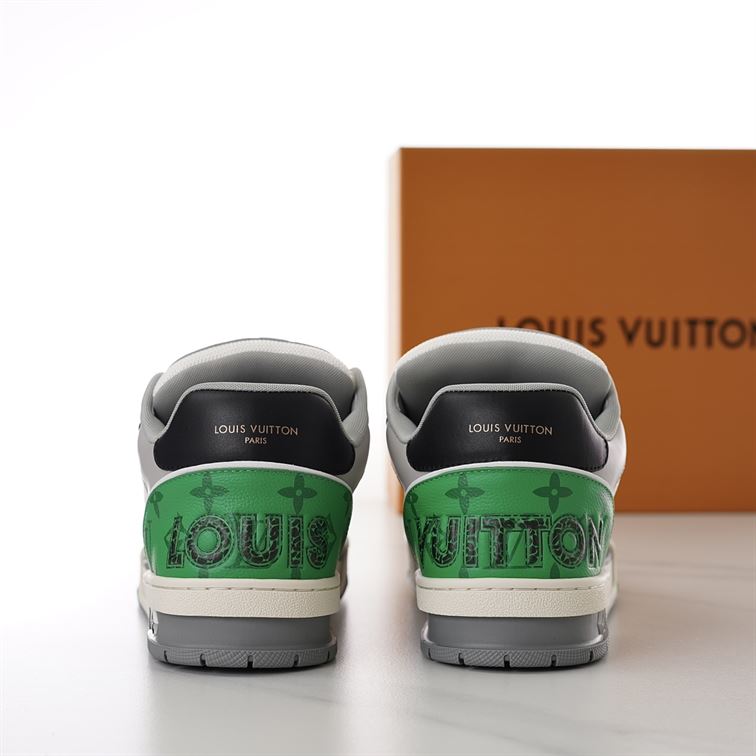 LOUIS VUITTON LV TRAINER SNEAKER GREEN - LVS181