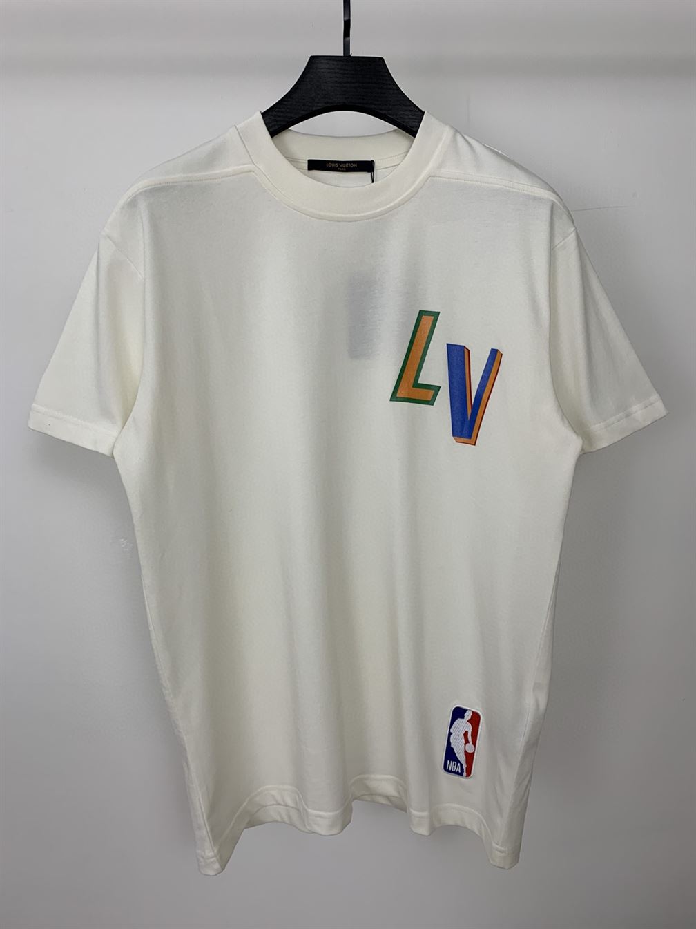 LOUIS VUITTON LV X NBA FRONT-AND-BACK LETTERS PRINT T-SHIRT - LVTS020