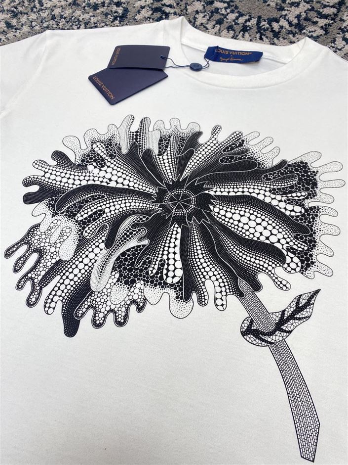 LOUIS VUITTON LV X YK PSYCHEDELIC FLOWER REGULAR T-SHIRT - LVTS037