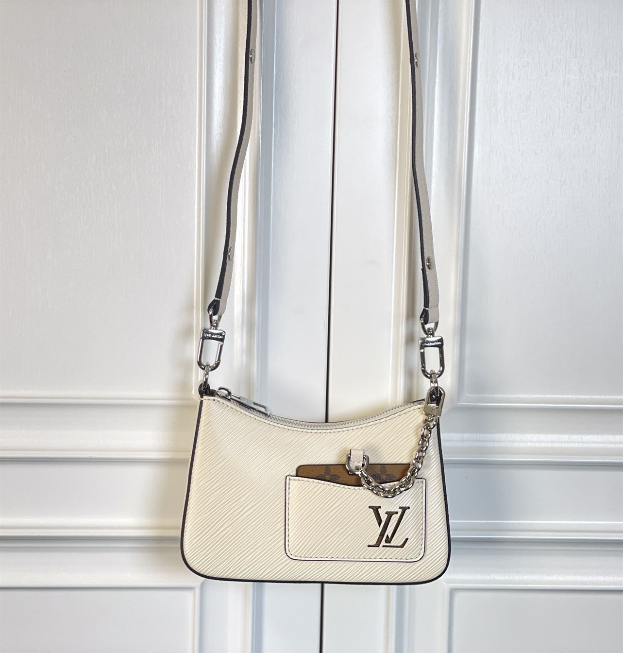 LOUIS VUITTON MARELLINI EPI LEATHER IN QUARTZ