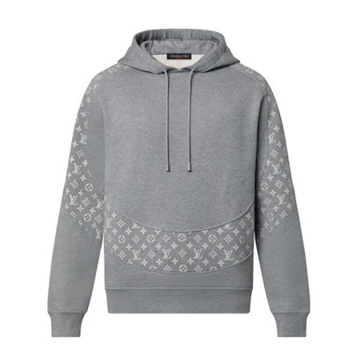 LOUIS VUITTON MONOGRAM CIRCLE CUT HOODIE - LVH036