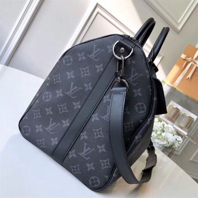 LOUIS VUITTON MONOGRAM ECLIPSE KEEPALL BANDOULIERE 55 - LVB005