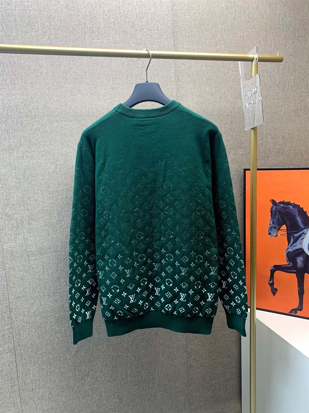 LOUIS VUITTON MONOGRAM GRADIENT COTTON CREWNECK - LVH051