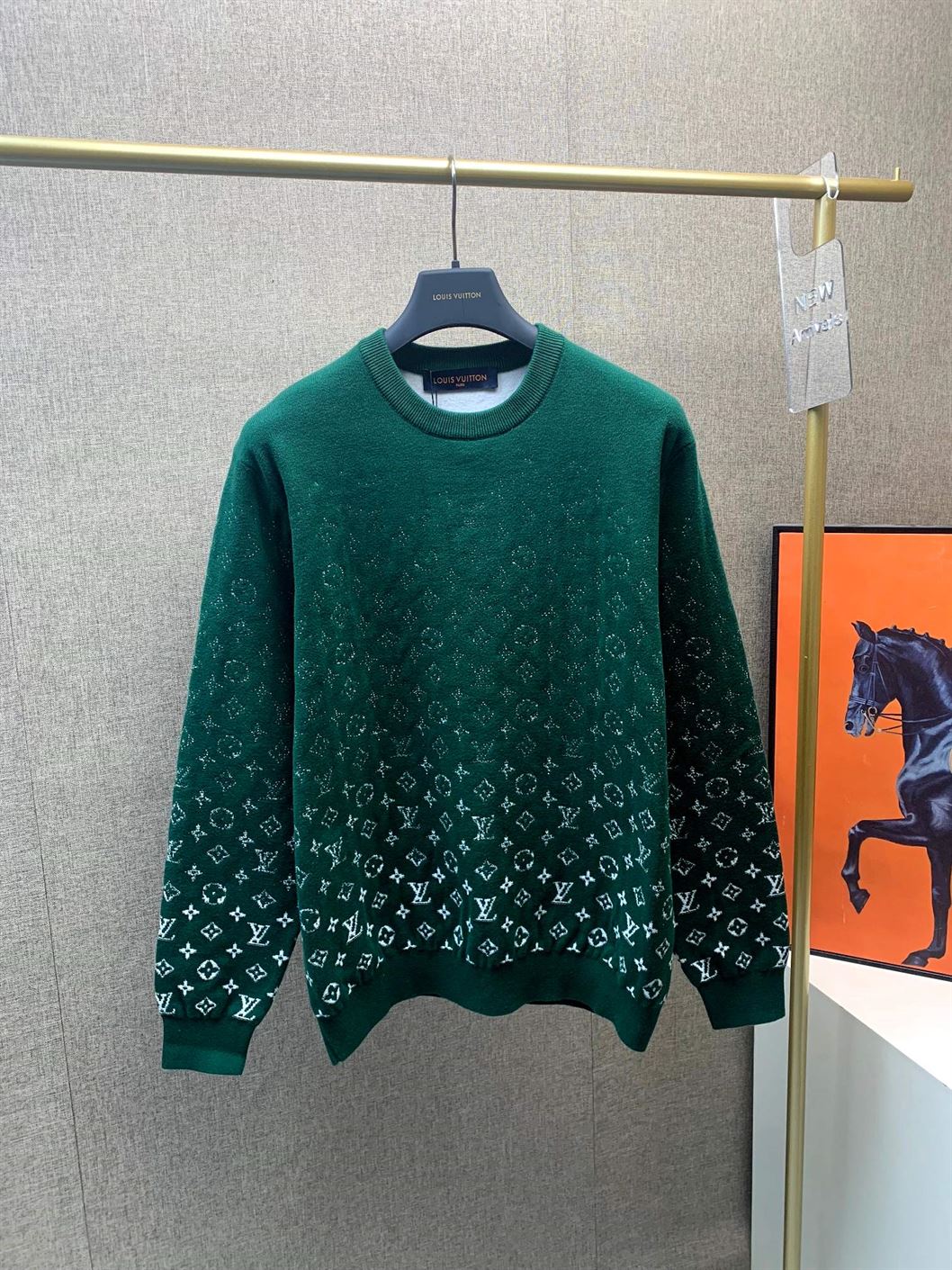 LOUIS VUITTON MONOGRAM GRADIENT COTTON CREWNECK - LVH051