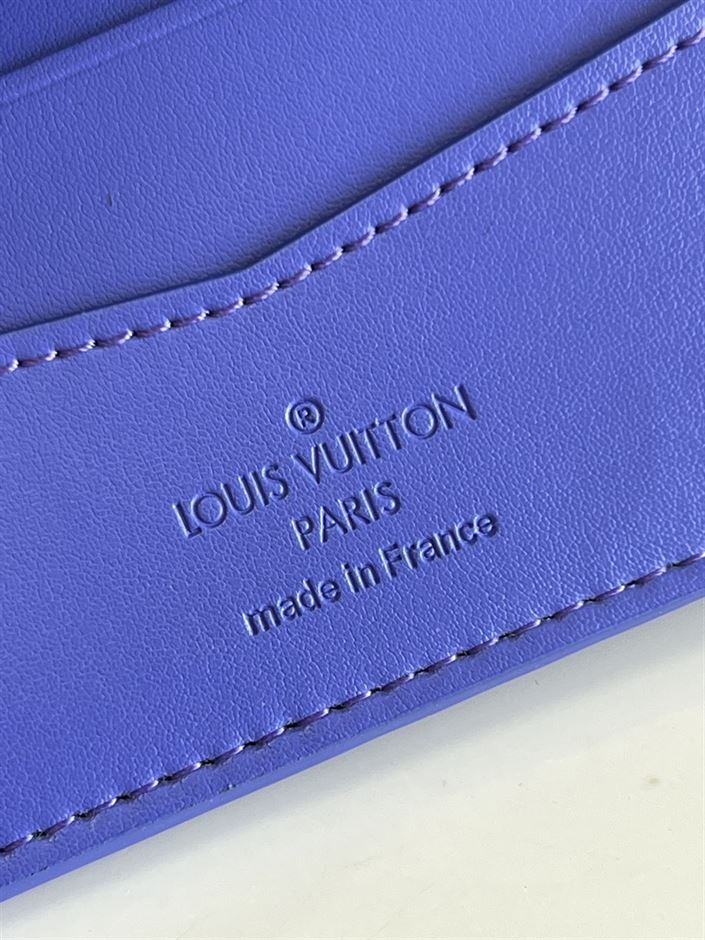 LOUIS VUITTON MULTIPLE WALLET IN BLUE