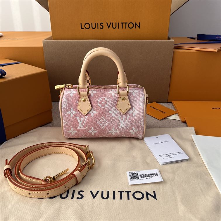 LOUIS VUITTON NANO SPEEDY PINK