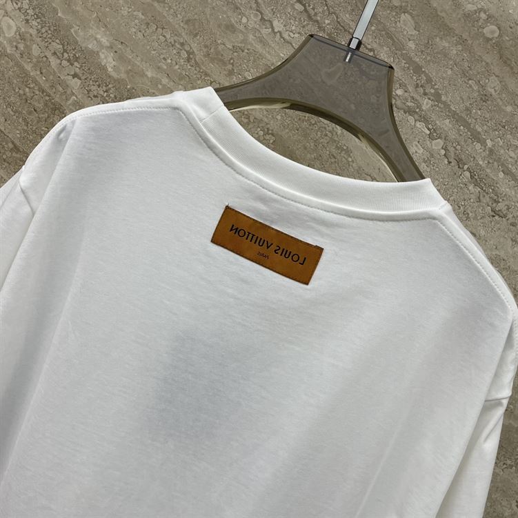 LOUIS VUITTON PRINTED COTTON T-SHIRT - LVTS063