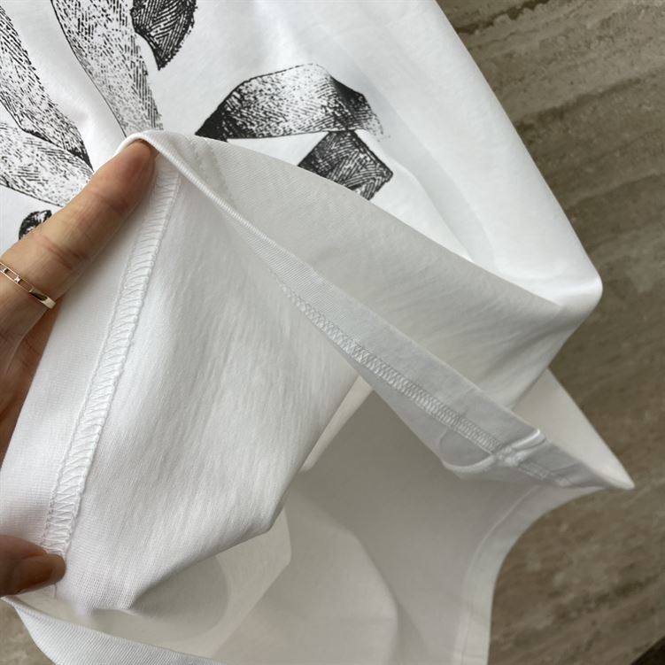 LOUIS VUITTON PRINTED COTTON T-SHIRT - LVTS063