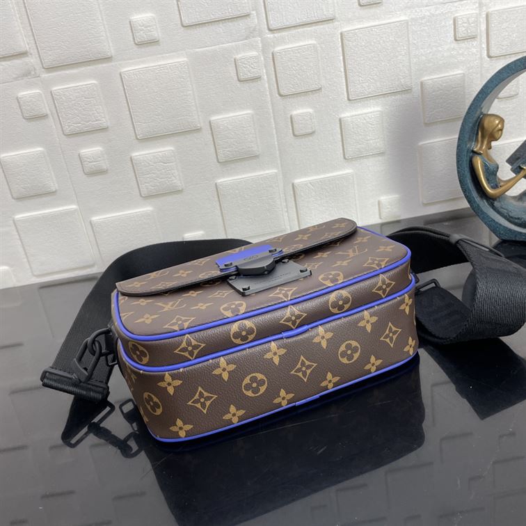 LOUIS VUITTON S LOCK MESSENGER MONOGRAM MACASSAR - LVB047