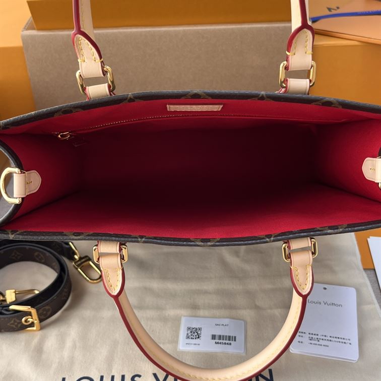 LOUIS VUITTON SAC PLAT PM MONOGRAM