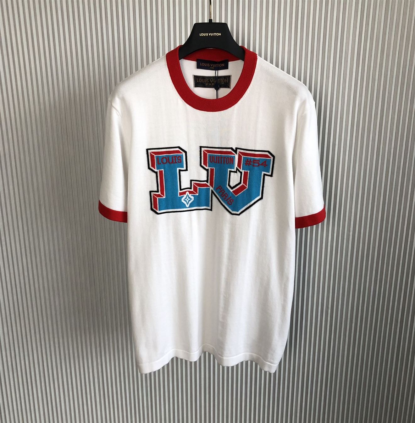 LOUIS VUITTON SIGNATURE LV KNIT T-SHIRT - LVTS031