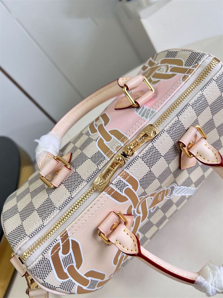 LOUIS VUITTON SPEEDY BANDOULIERE 25 DAMIER AZUR CANVAS