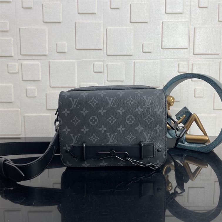 LOUIS VUITTON STEAMER MESSENGER MONOGRAM ECLIPSE - LVB058