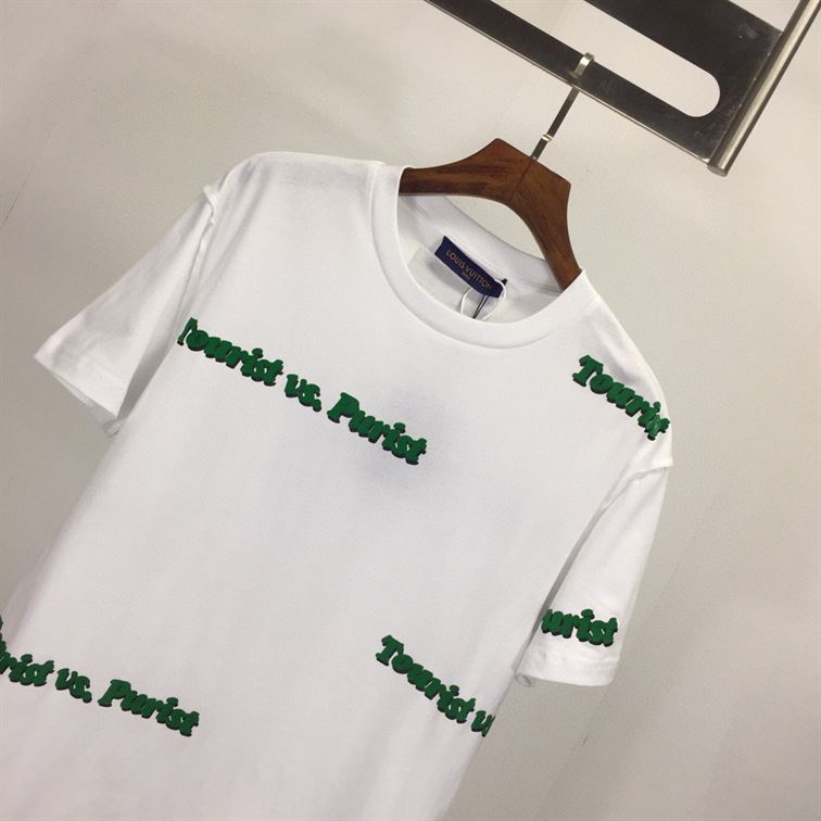 LOUIS VUITTON TOURIST AND PURIST PRINTED TEE IN WHITE - LVTS022