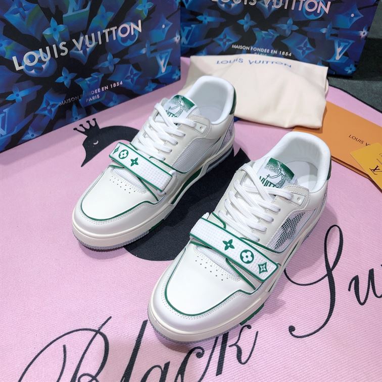 LOUIS VUITTON TRAINER GREEN MESH - LVS017