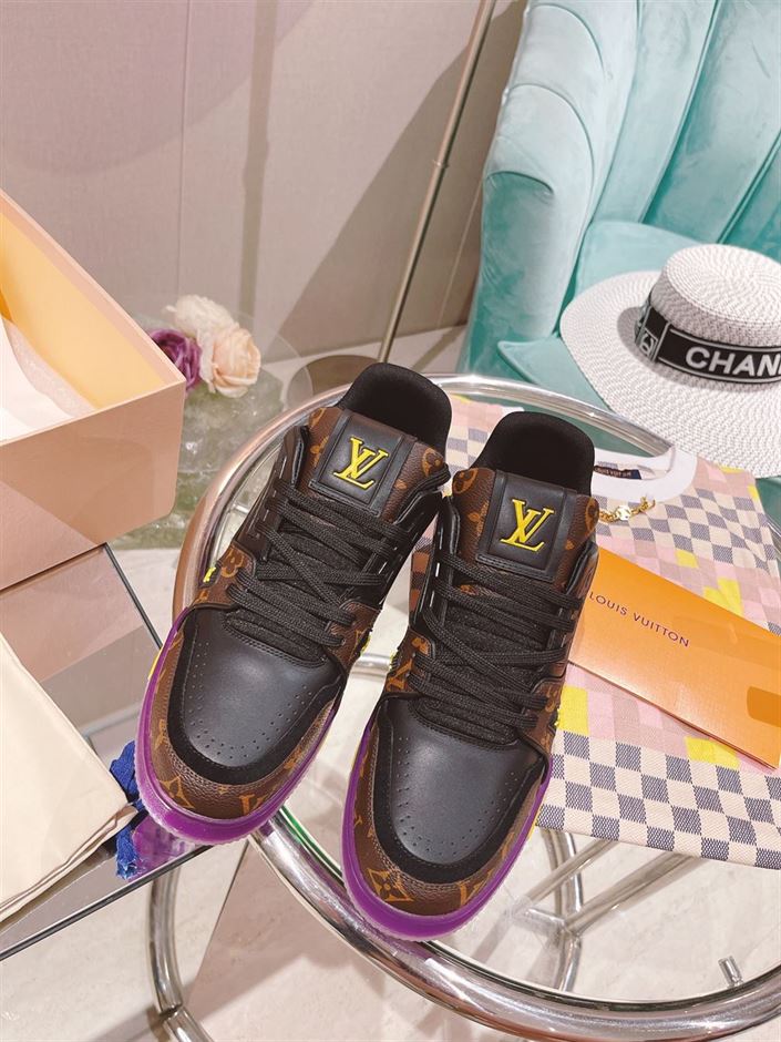 LOUIS VUITTON TRAINER MONOGRAM PURPLE - LVS130